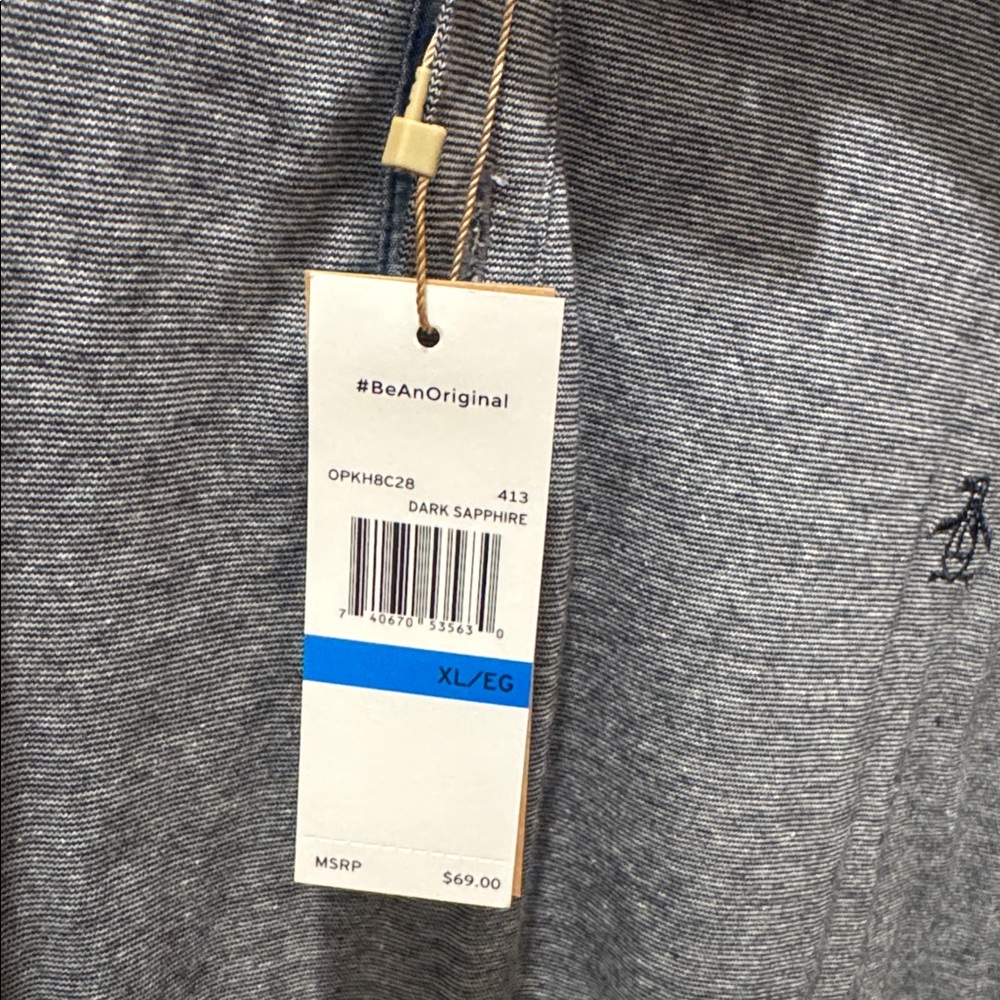 Original Penguin Charcoal Polo Shirt - Picture 3 of 3